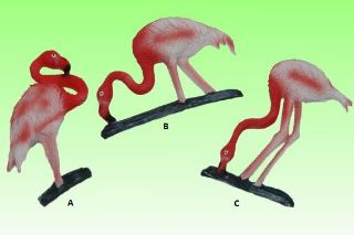 Obrázek z Magnet polyresin - plameňák 9cm, 3dr (12) 